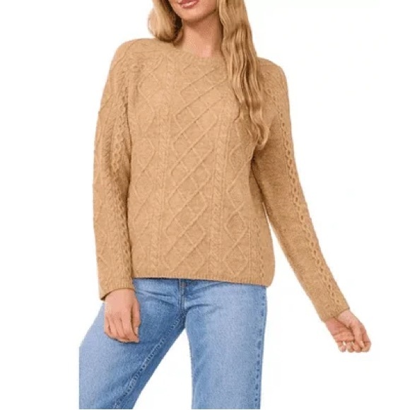 Vince Camuto Sweaters - Vince Camuto Tan Women’s Sweater Size Large